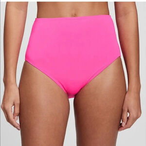 Gap pink high rise bikini bottom